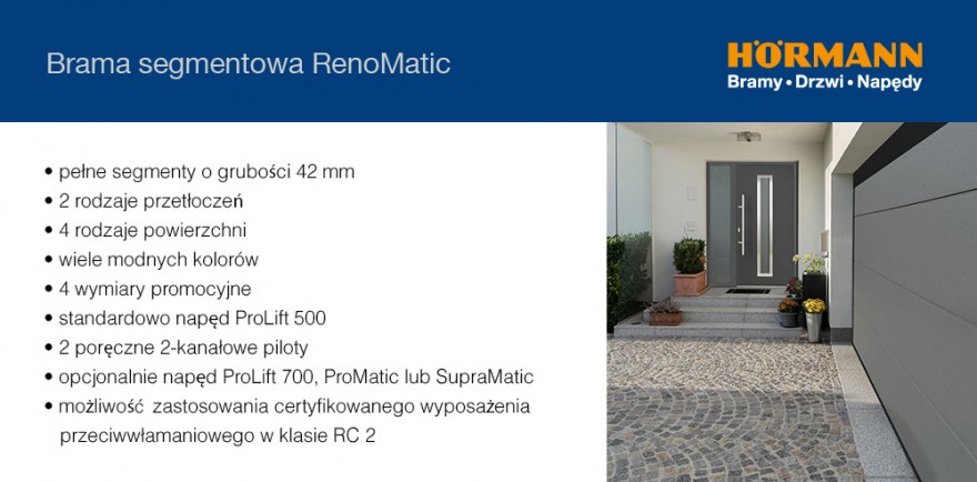 Brama segmentowa RenoMatic